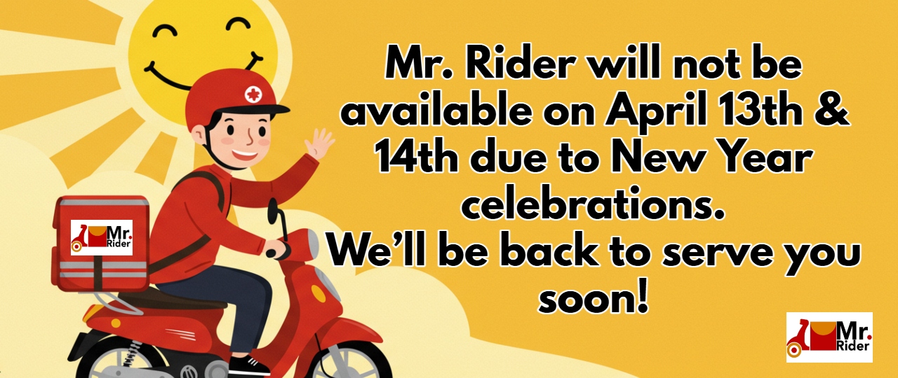 MrRider not available 13,14